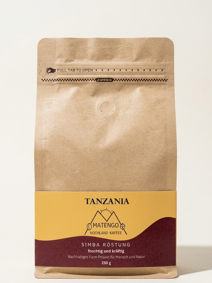 Tansania Single Farm Kaffee von unserer Ukuli Eco Farm - Matengo Hochland Kaffee