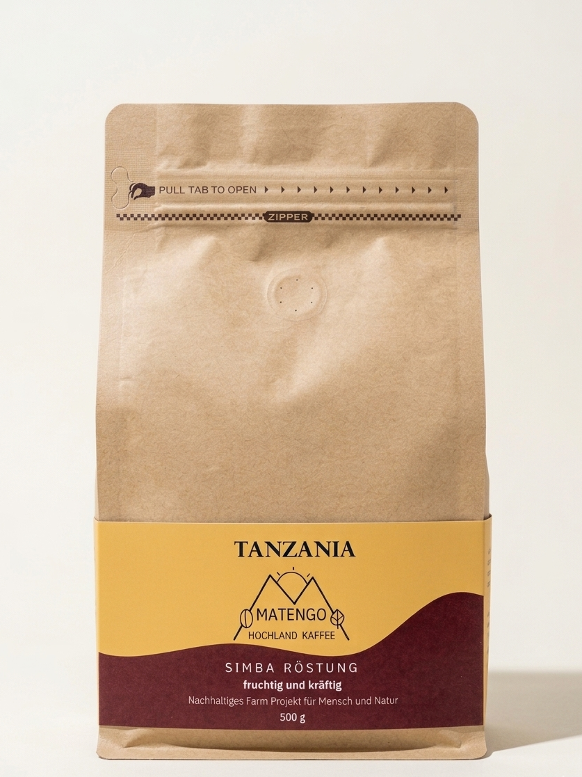 Tansania Single Farm Kaffee von unserer Ukuli Eco Farm - Matengo Hochland Kaffee