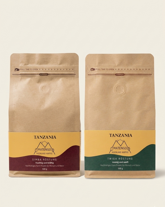 Tansania Single Farm Kaffee von unserer Ukuli Eco Farm - Matengo Hochland Kaffee